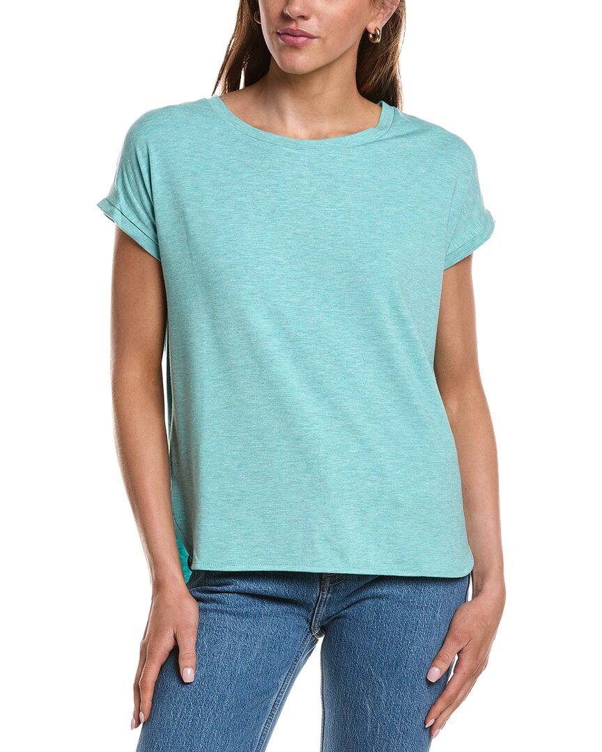 Ichi Ihrebel High-low T-shirt In Blue