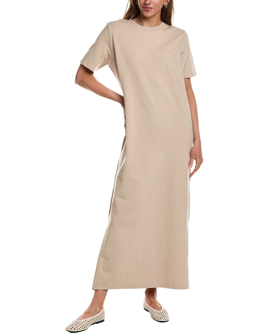 Ichi Neisha Maxi T-shirt Dress In Neutral