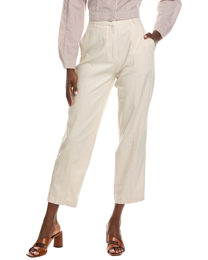 Ichi Ihzahra Linen-blend Pant In White