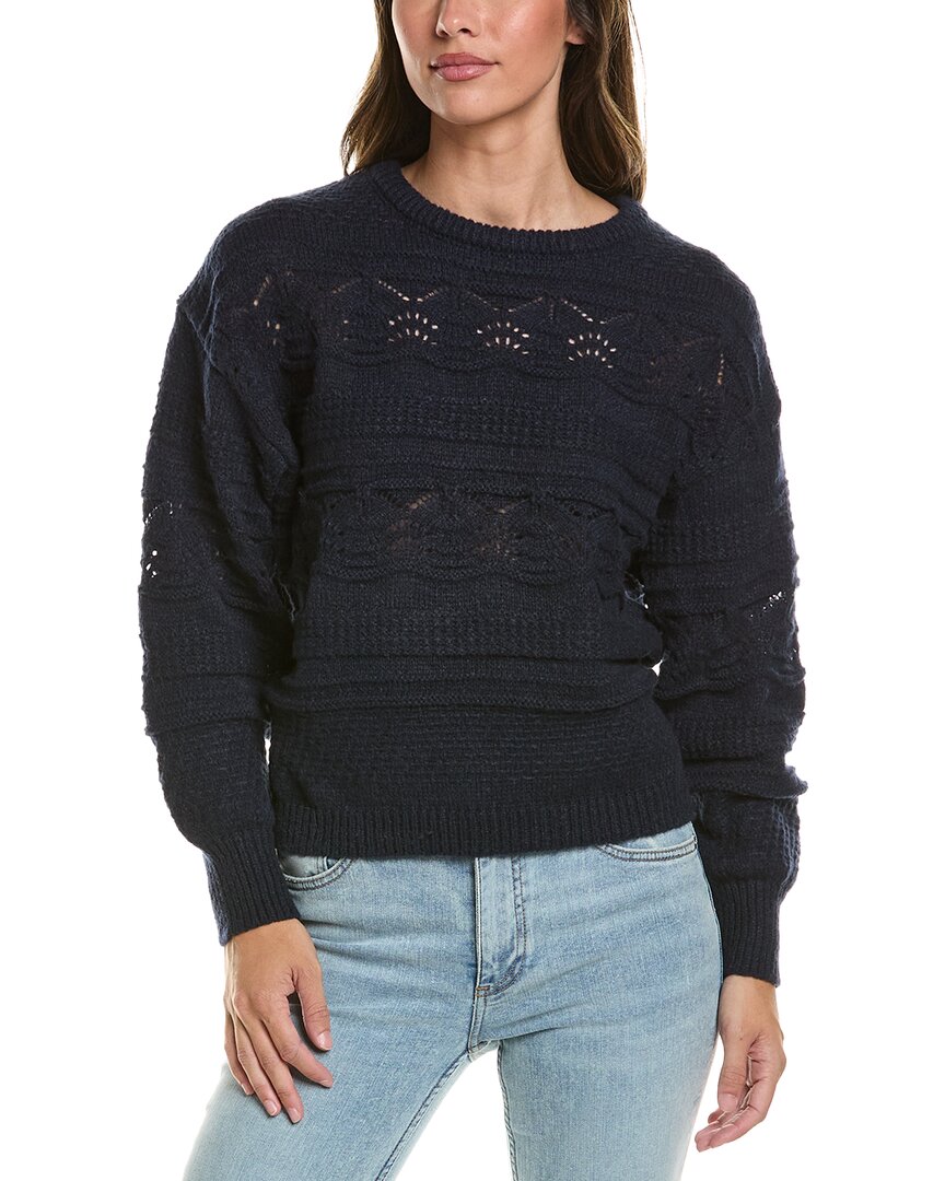 Ichi Astra Sweater In Blue