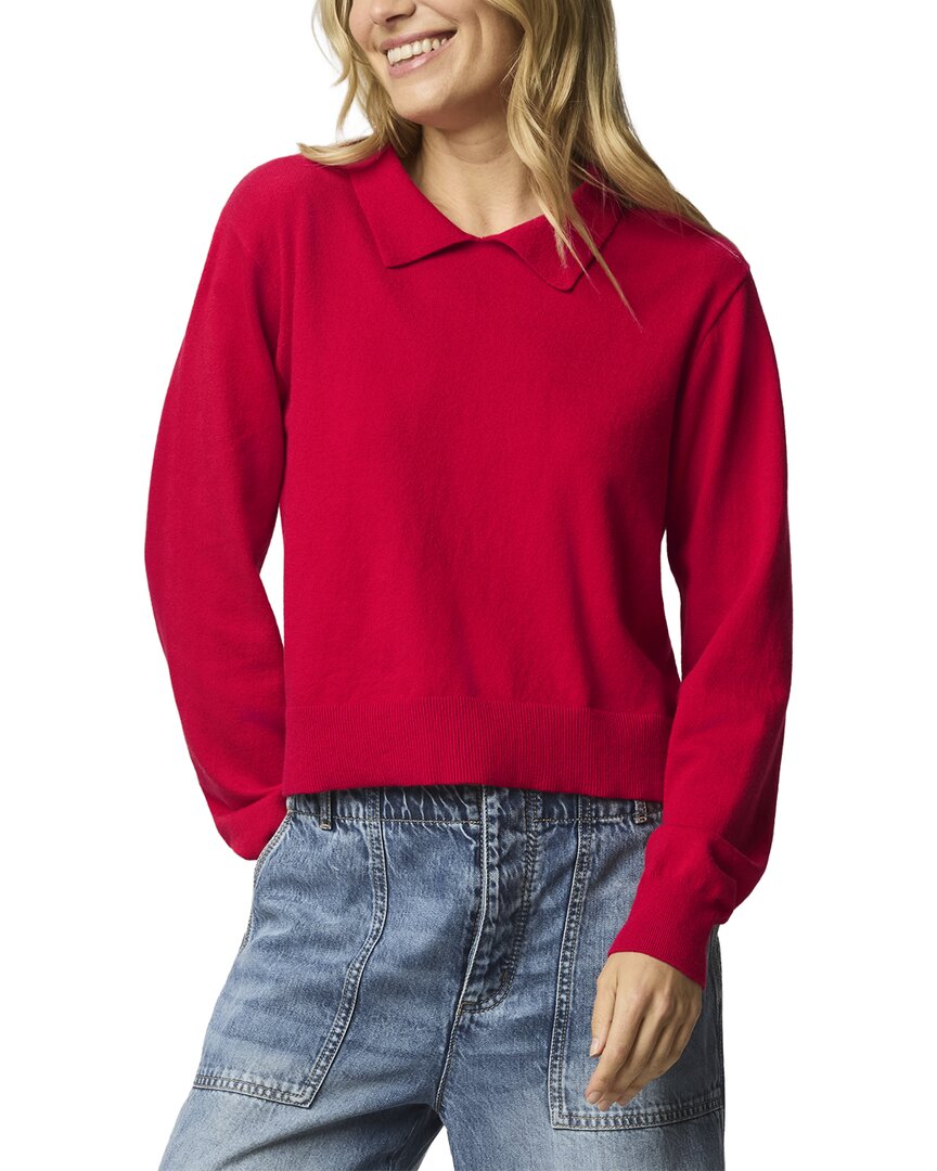 Splendid Phoebe Silk-blend Polo Sweater