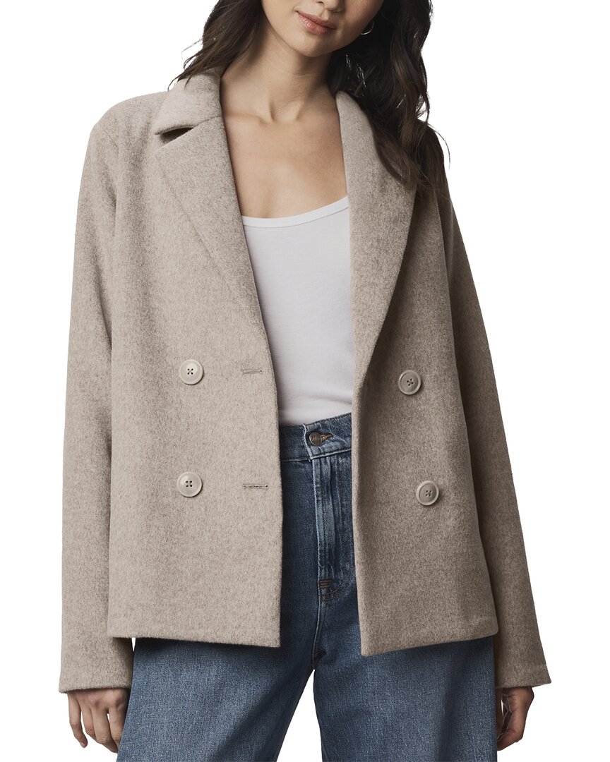 Splendid Ingrid Wool-blend Jacket In Brown