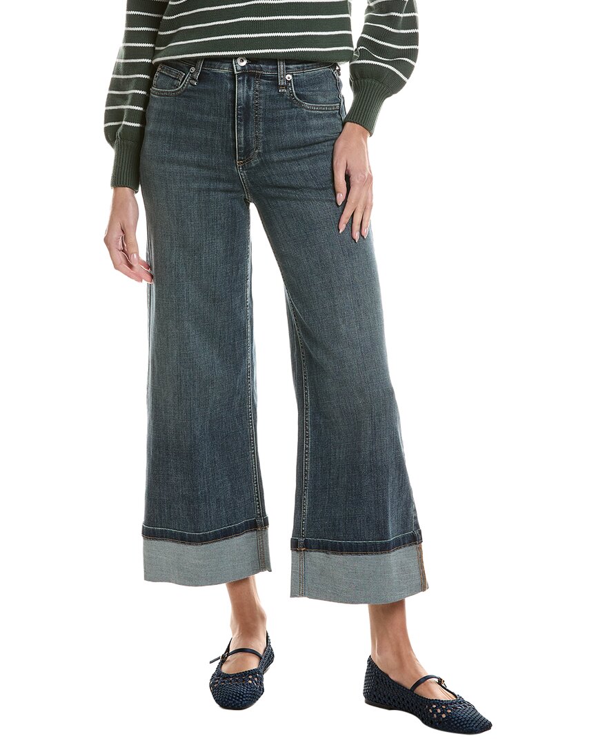 Rag & Bone Serena High Rise Crop Jean In Blue