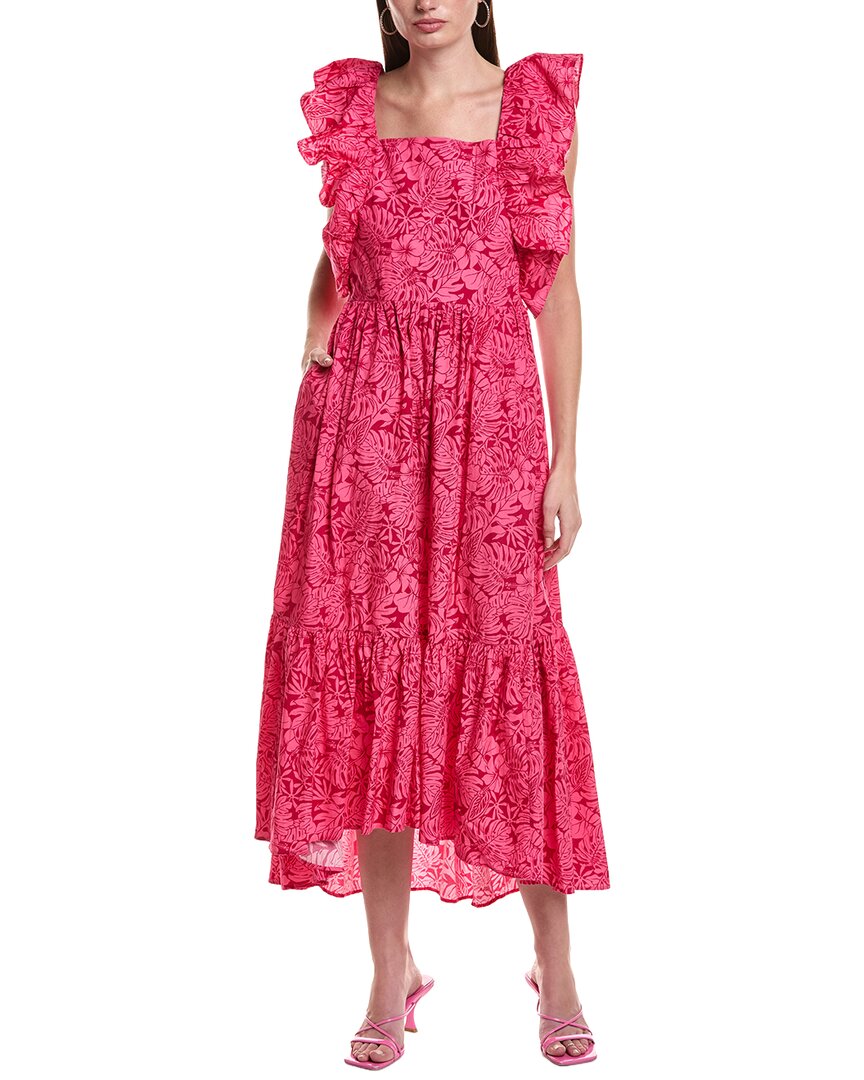 Area Stars Hibiscus Dress In Pink