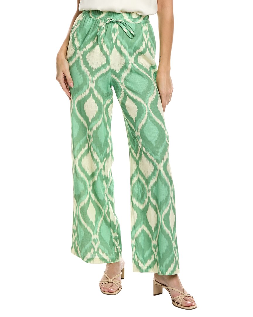 Seraphina Linen-blend Pant In Multi