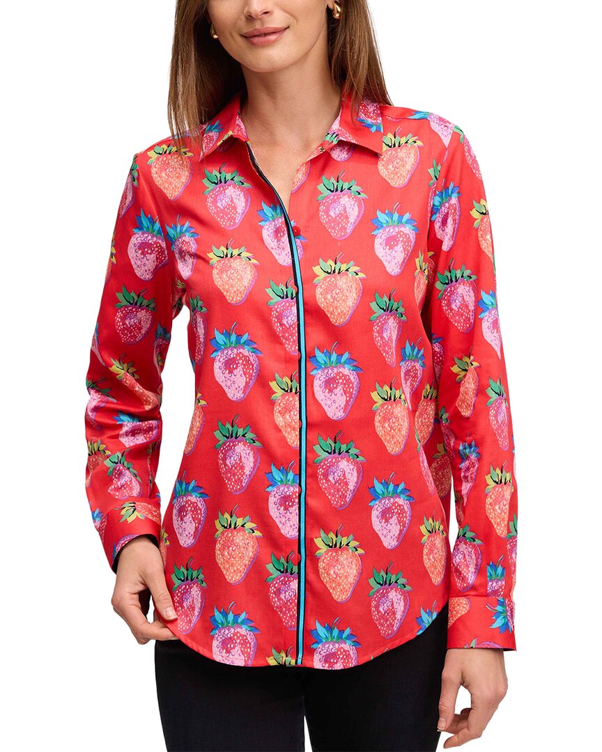 Foxcroft Charlie Shirt In 323-multi