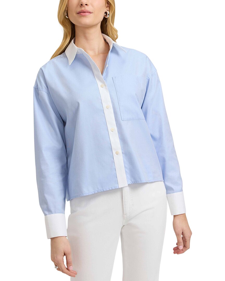Foxcroft Marina Shirt In Blue