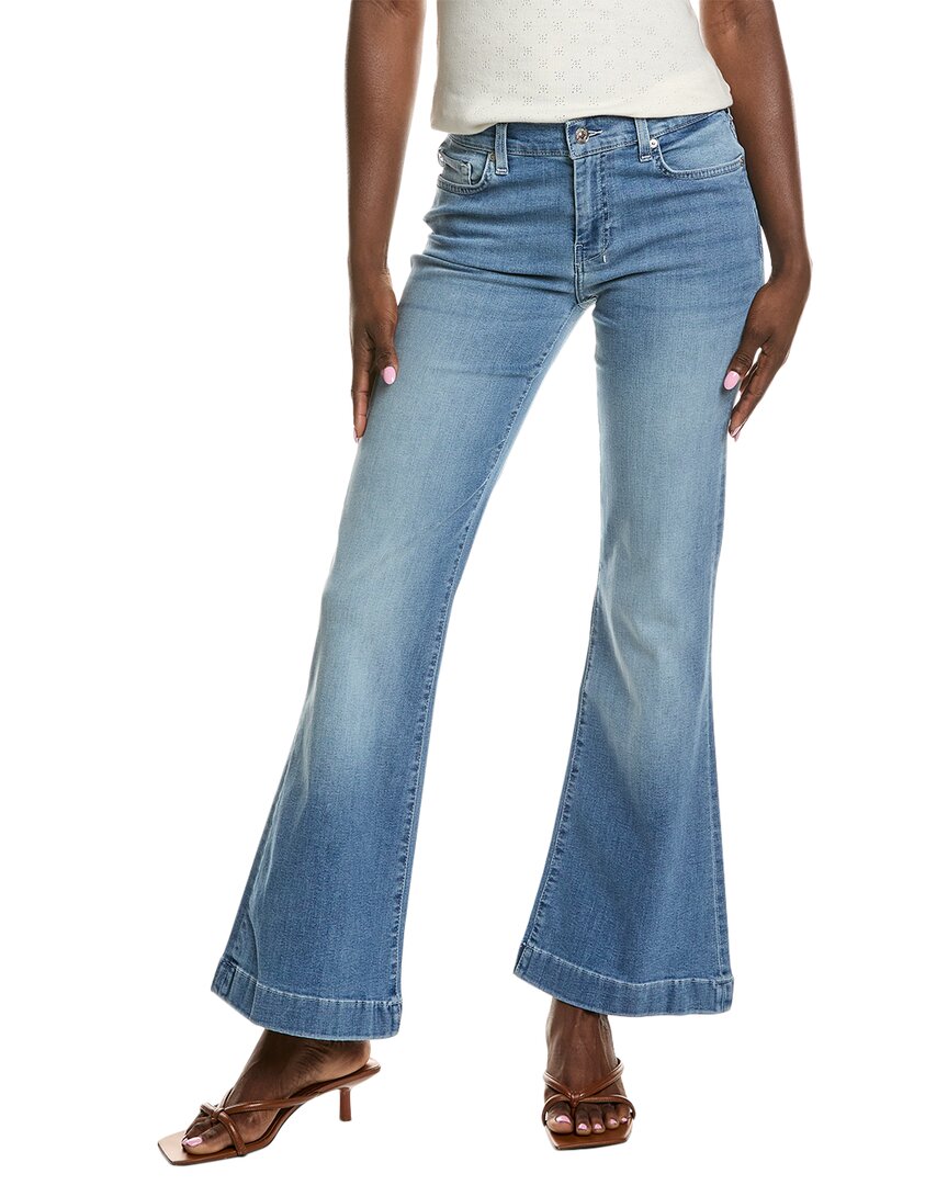 7 For All Mankind Dojo Tailorless Ideal Trouser In Blue