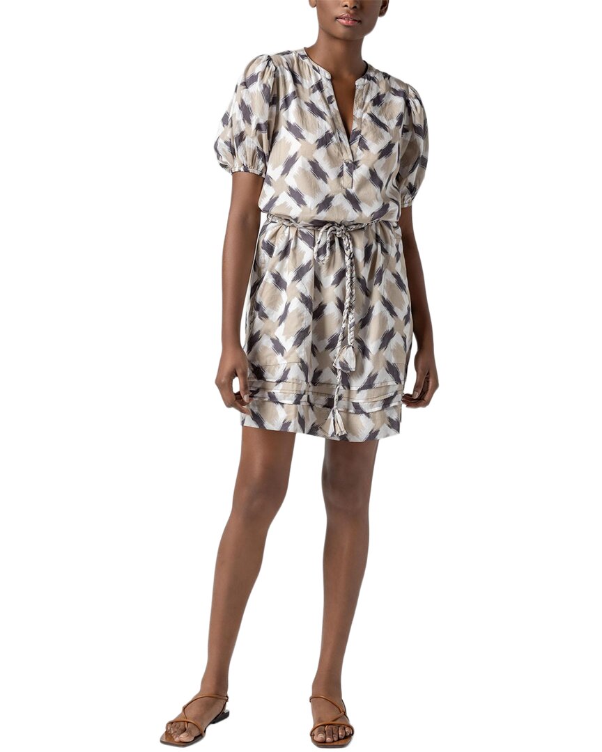 Lilla P Shirred Elbow Sleeve Dress
