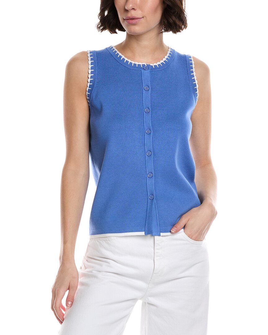 Metric Knits Sweater In Blue
