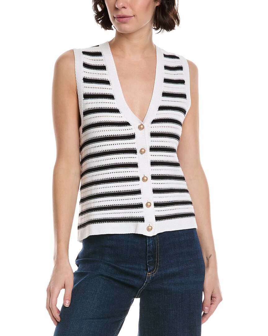 Metric Knits Sweater In White