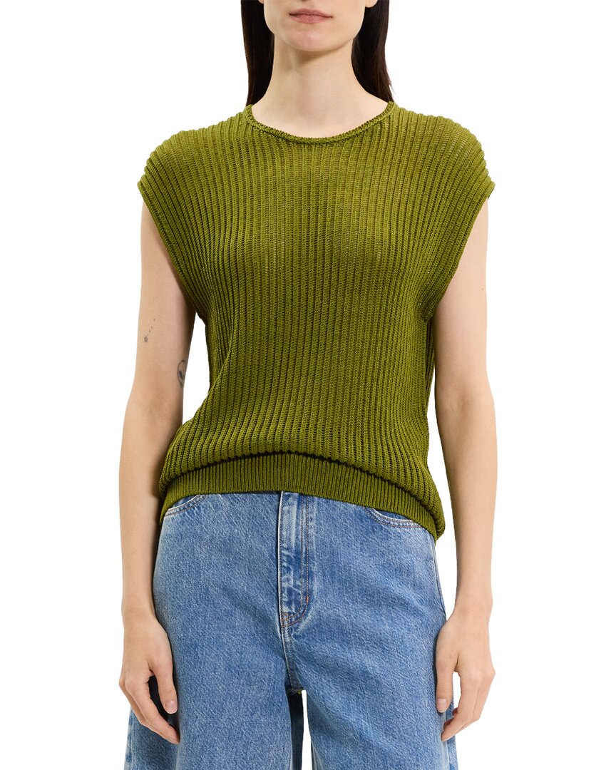 Theory Easy Vest In Green