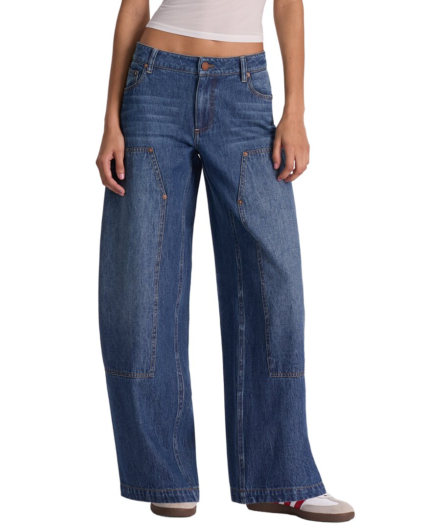 Alice And Olivia Alice + Olivia Andie Low-rise Carpenter Barrel Jean