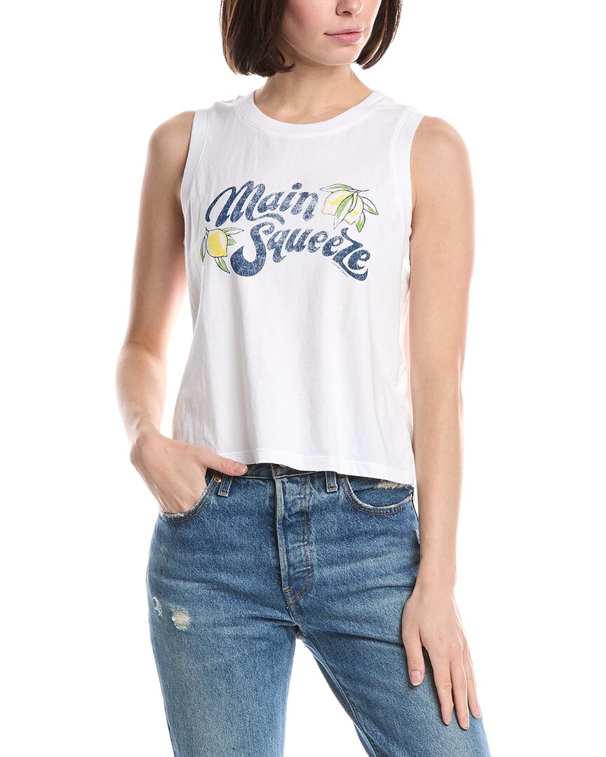 Michael Stars Main Squeeze T-shirt In White