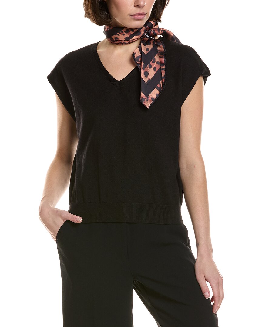 Nicole Miller Sweater In Black