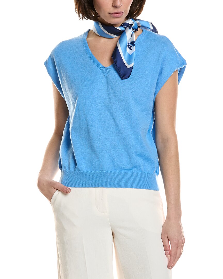 Nicole Miller Sweater In Blue