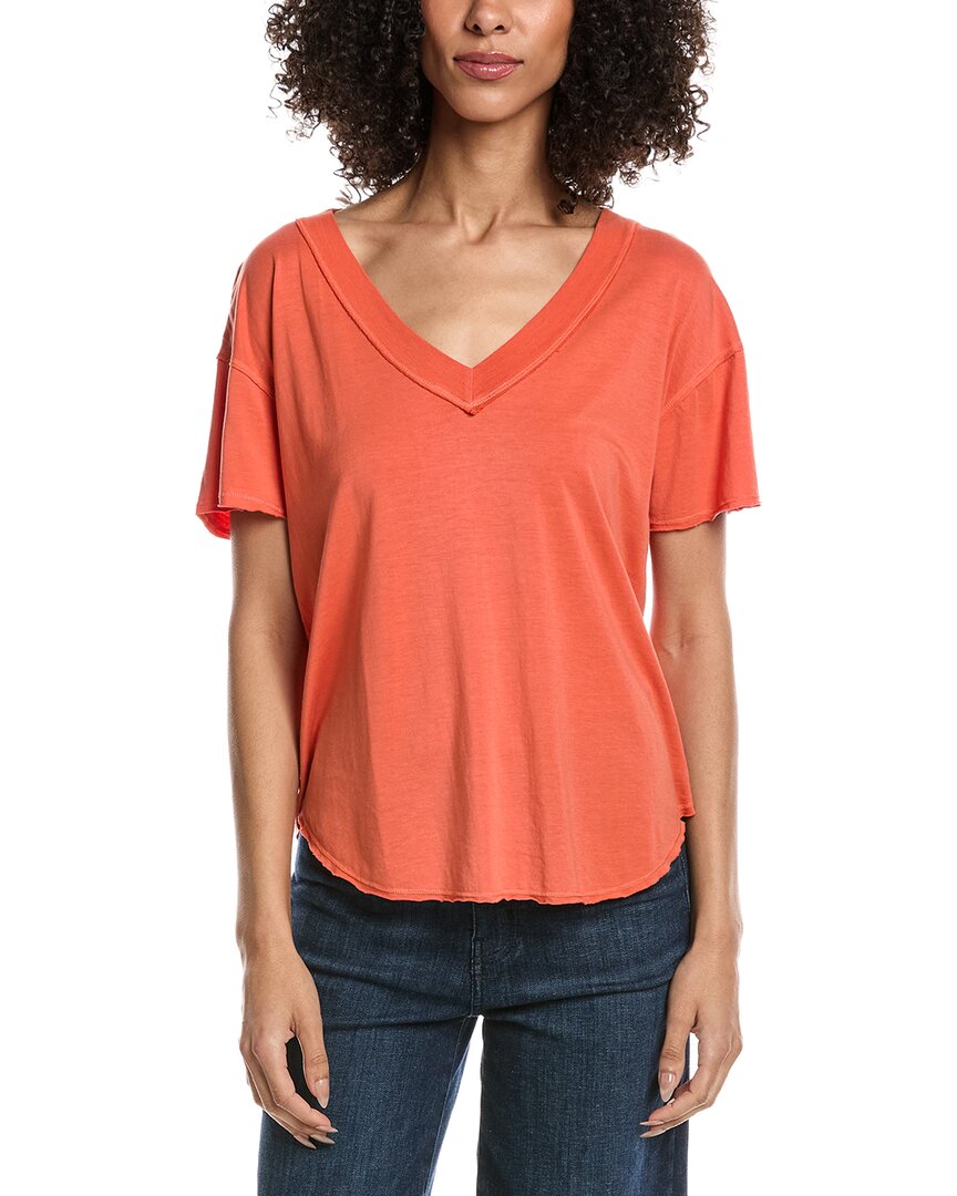 Project Social T Baltimore V-neck T-shirt In Red