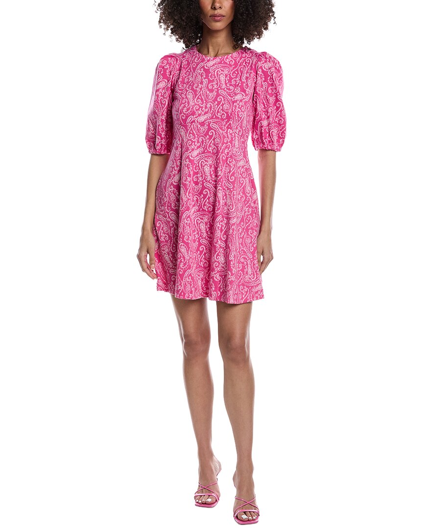 Tyler Boe Tyler Böe Fran Jacquard Mini Dress In Pink