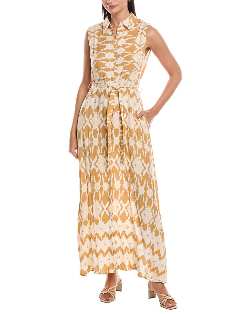 Anna Kay Miriam Raye Shirtdress In Beige