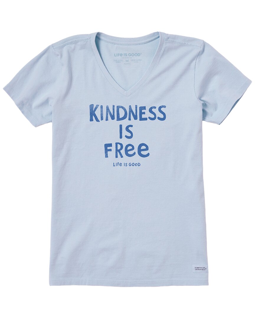 Life Is Good ® Crusher V-neck T-shirt In Gray