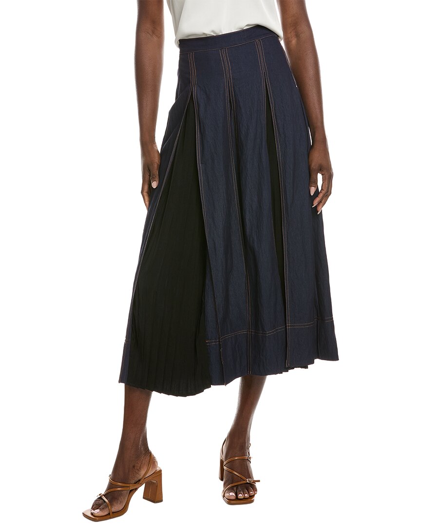 Gracia A-line Skirt In Navy