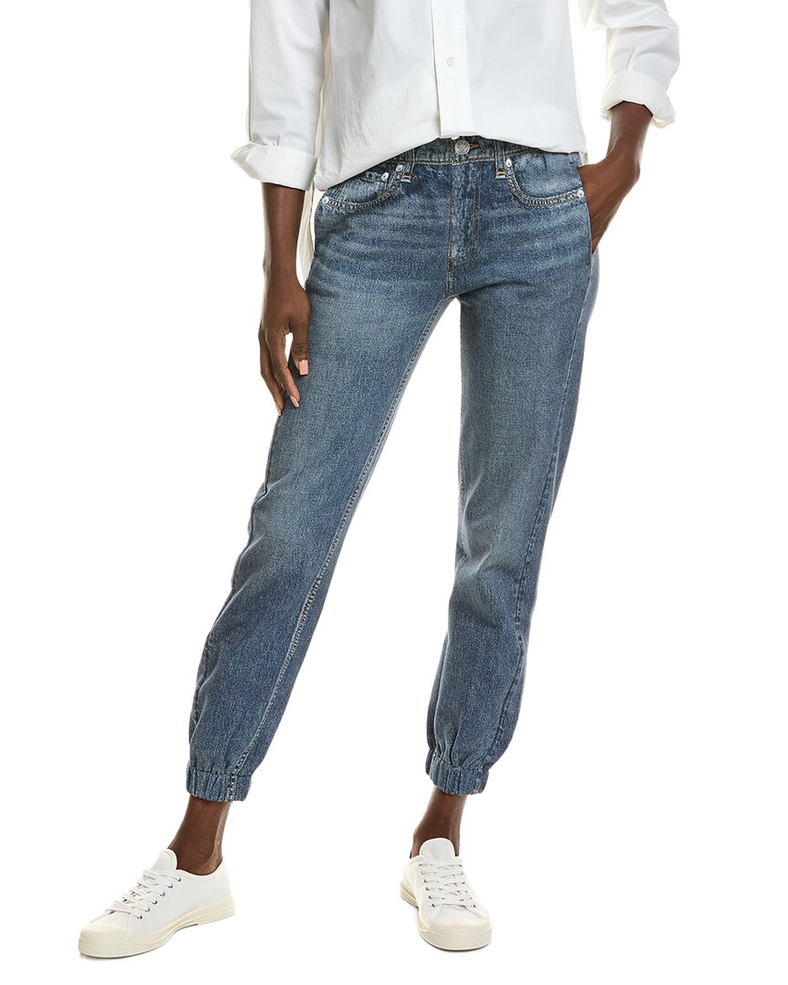 Rag & Bone Rb Miramar Satin Pull-on Bubble Pants In Blue