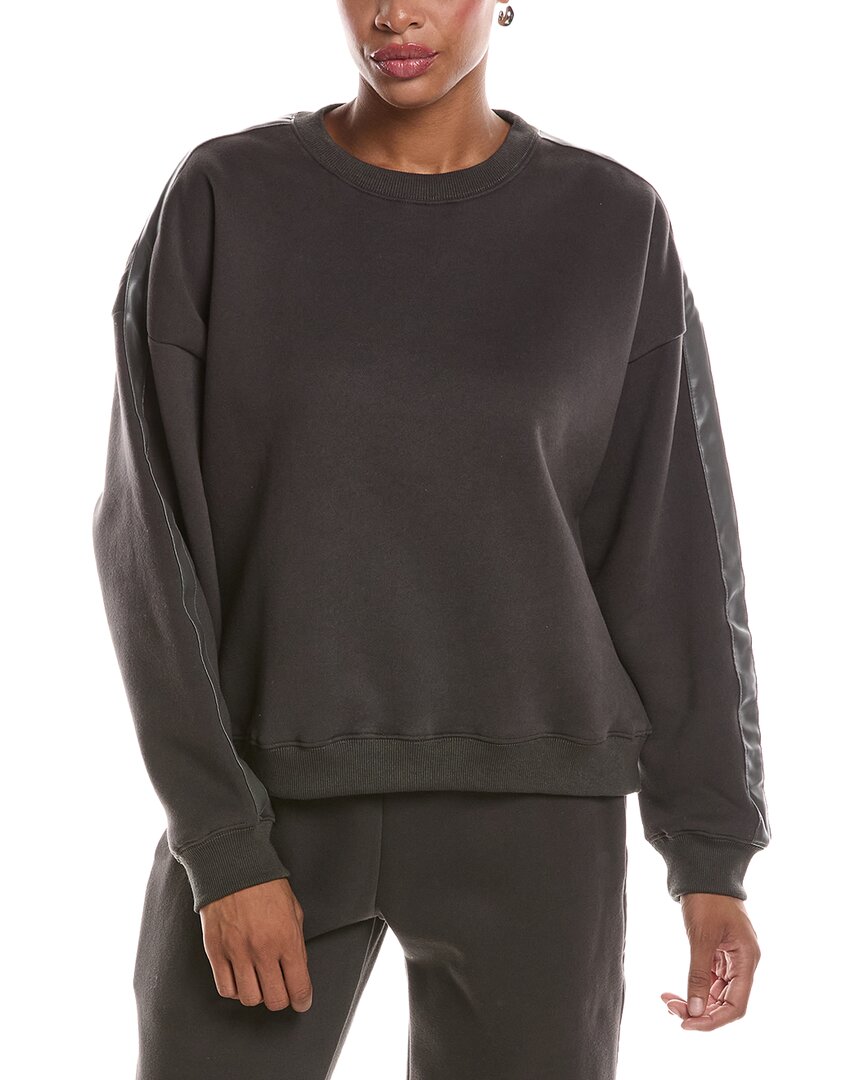 Knit Riot Stride Track Sweatshirt In Brown