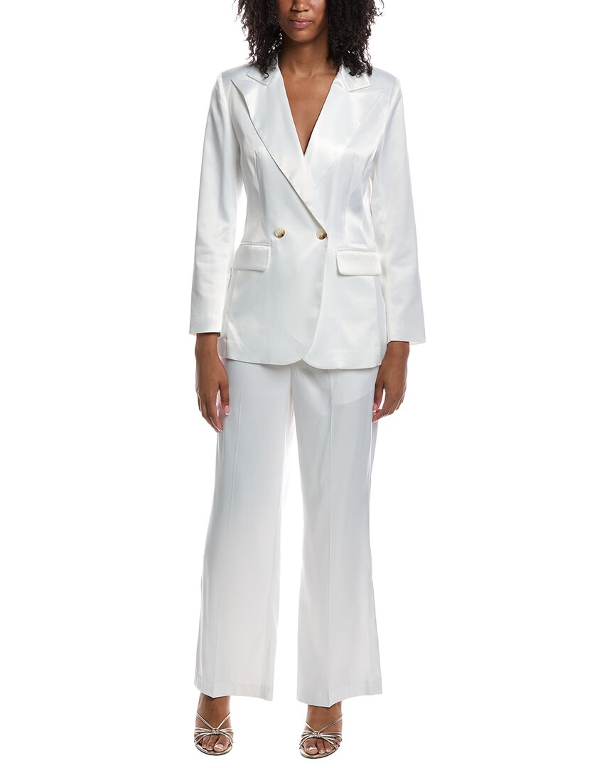 Pascale La Mode 2pc Suit In White