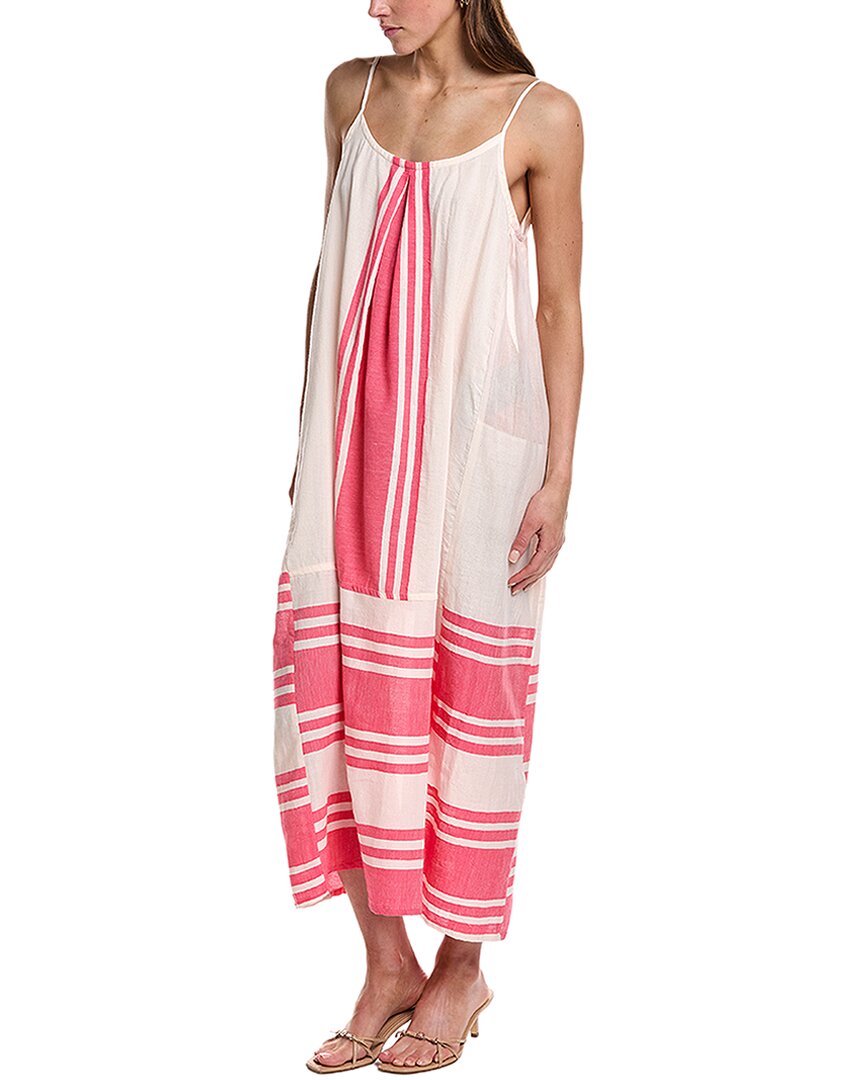Lemlem Nia Slip Maxi Dress In Yellow