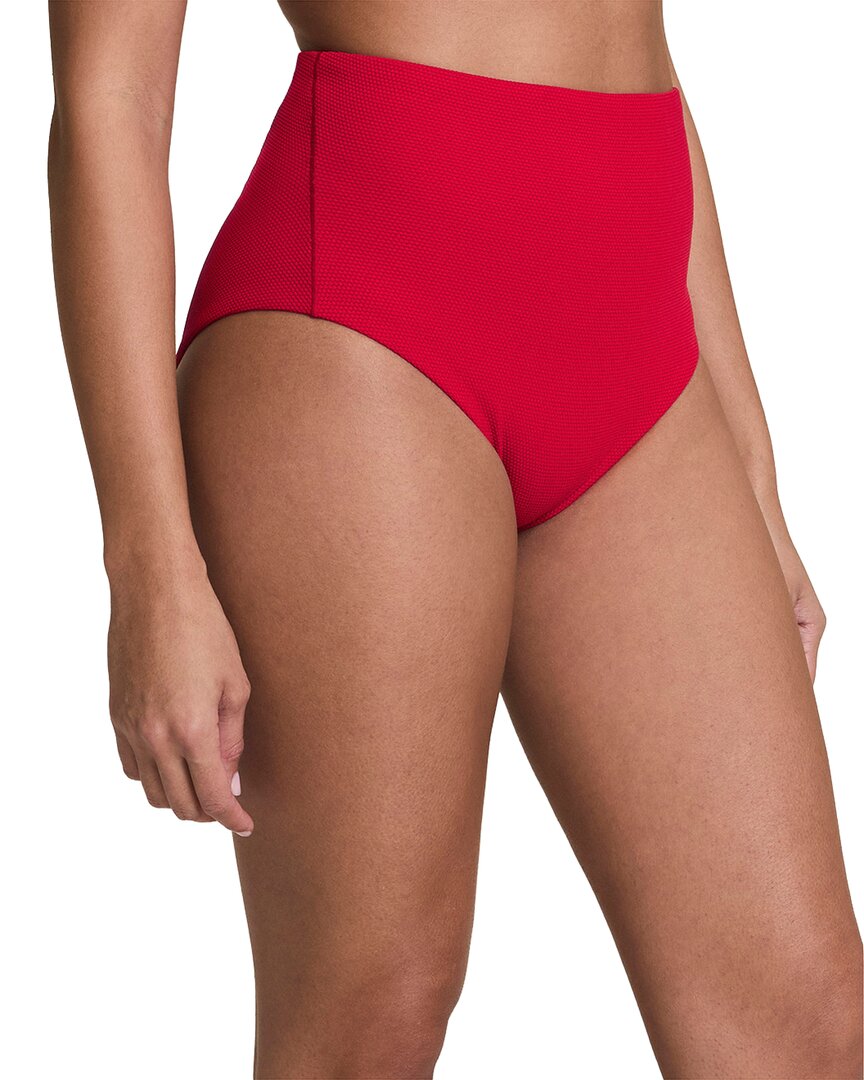 Spanx ® Pique Hi-rise Shaping Cheeky Bottom In Red
