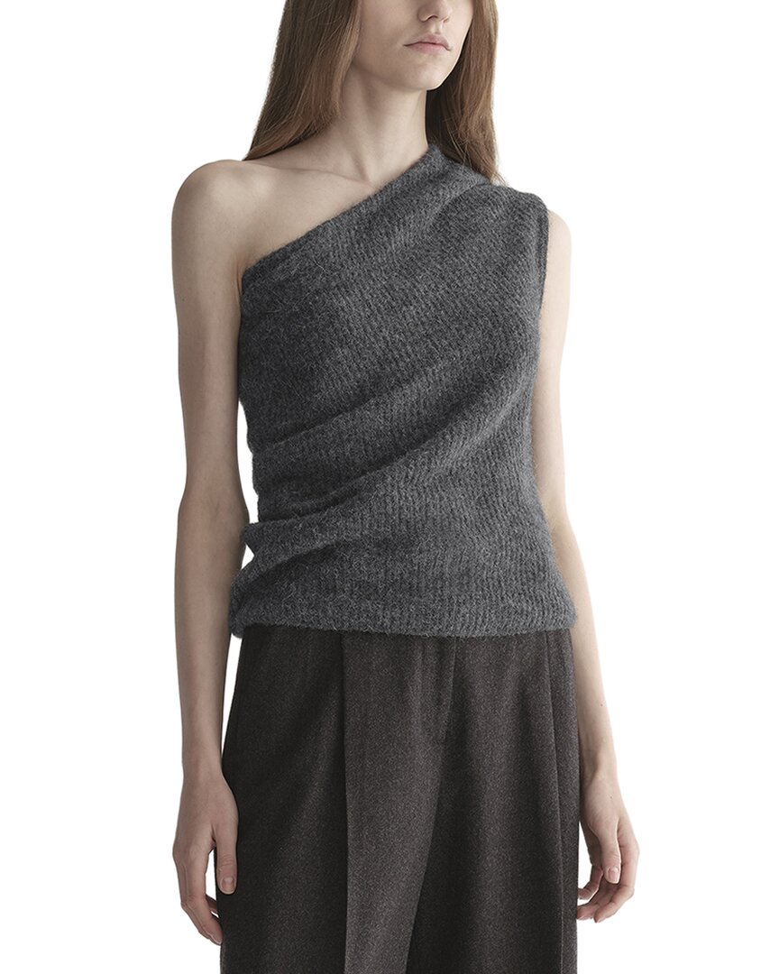 A.l.c . Sue Alpaca & Wool-blend Top In Grey