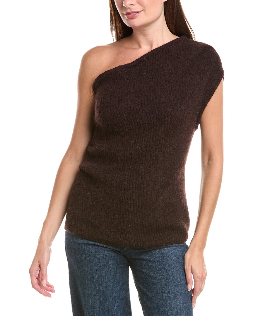 A.l.c . Sue Alpaca & Wool-blend Top In Brown