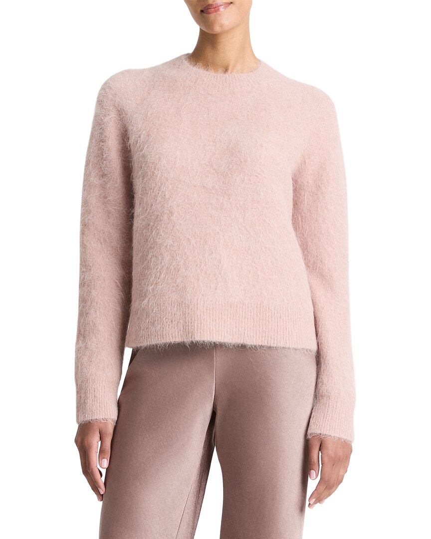 Vince Alpaca-blend Crewneck Sweater In 934ber-beet Root
