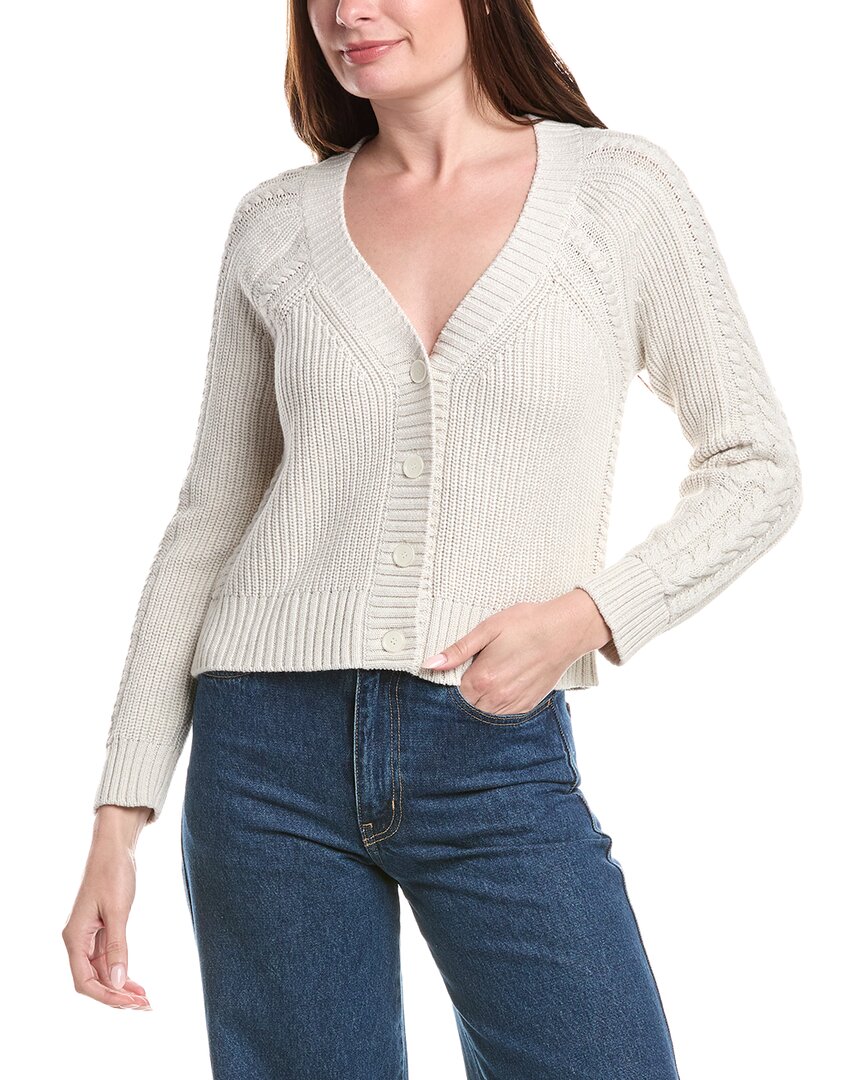 &isla Frida Cable Cardigan In Brown