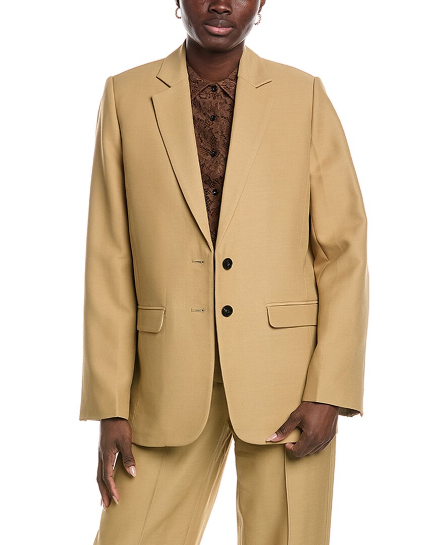 CO CO BOXY WOOL-BLEND BLAZER