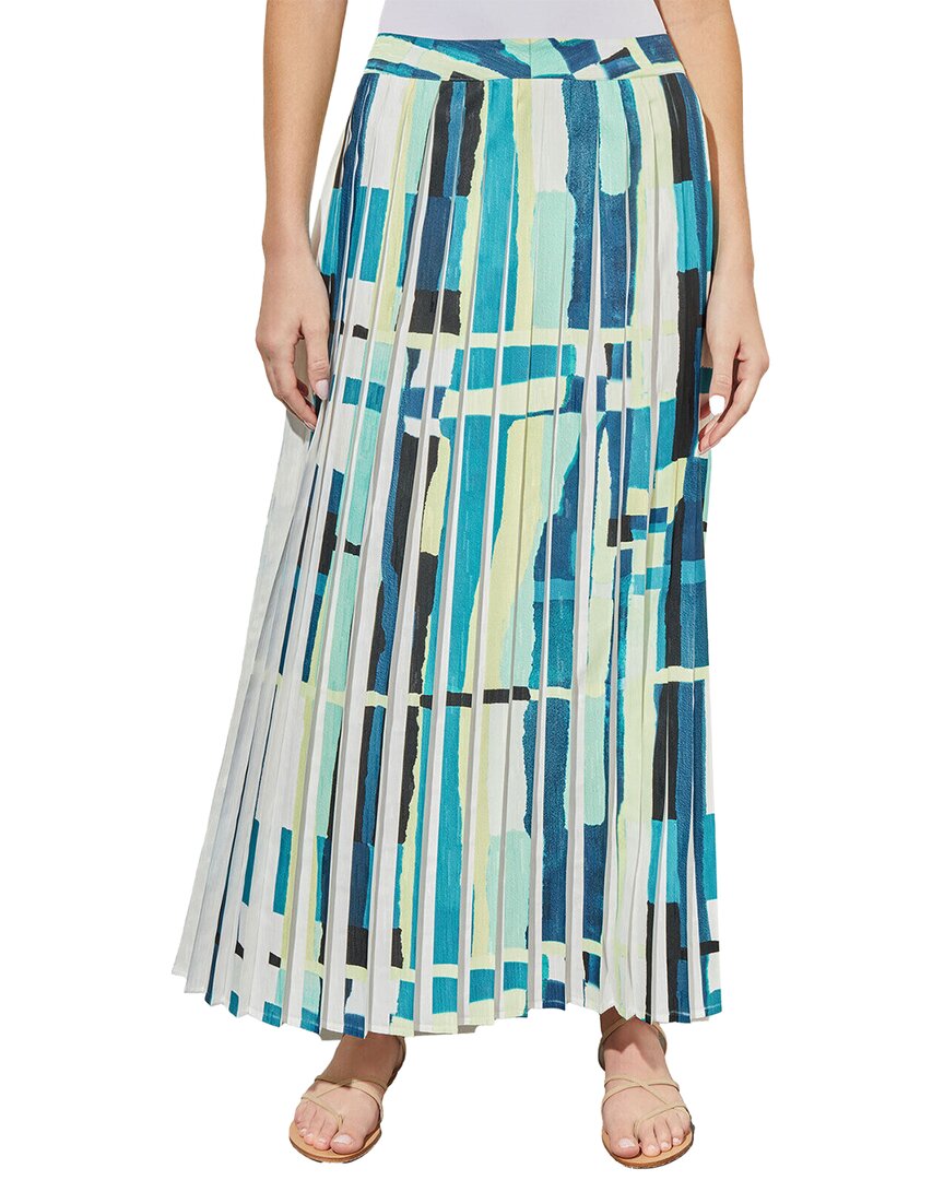 Ming Wang Maxi A-line Skirt In Pattern