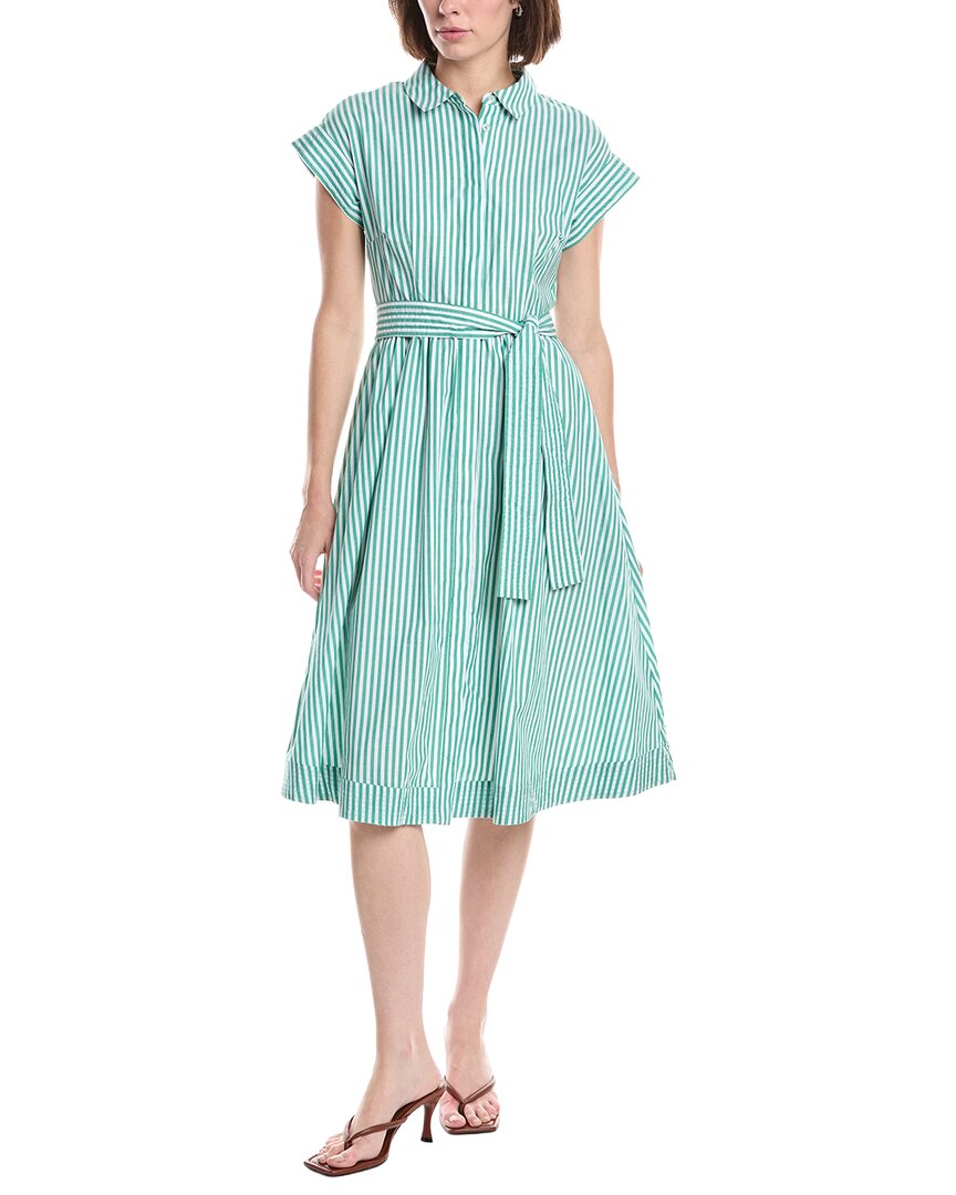 Nanette Lepore Nanette  Stripe Maxi Dress In Green