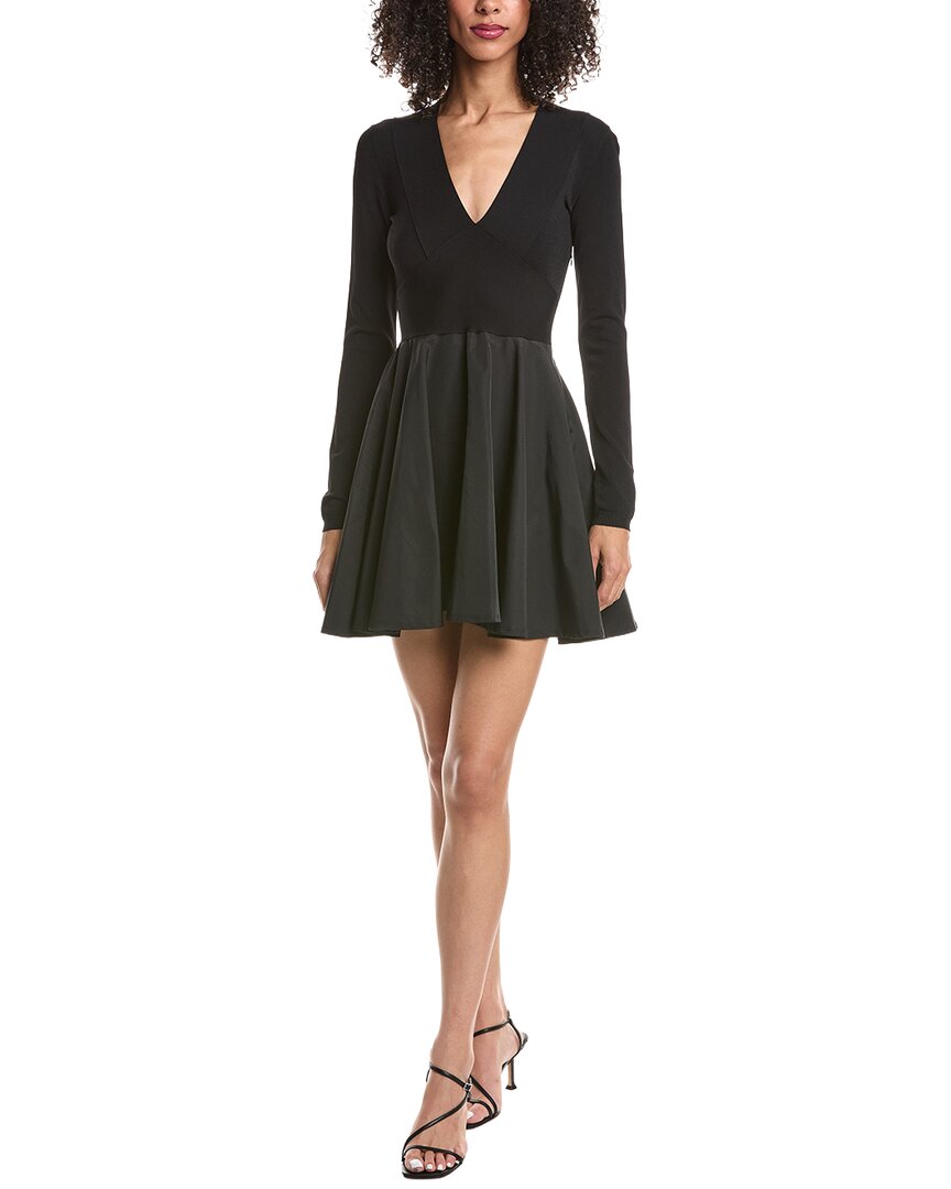 Valentino Mini Dress In Black