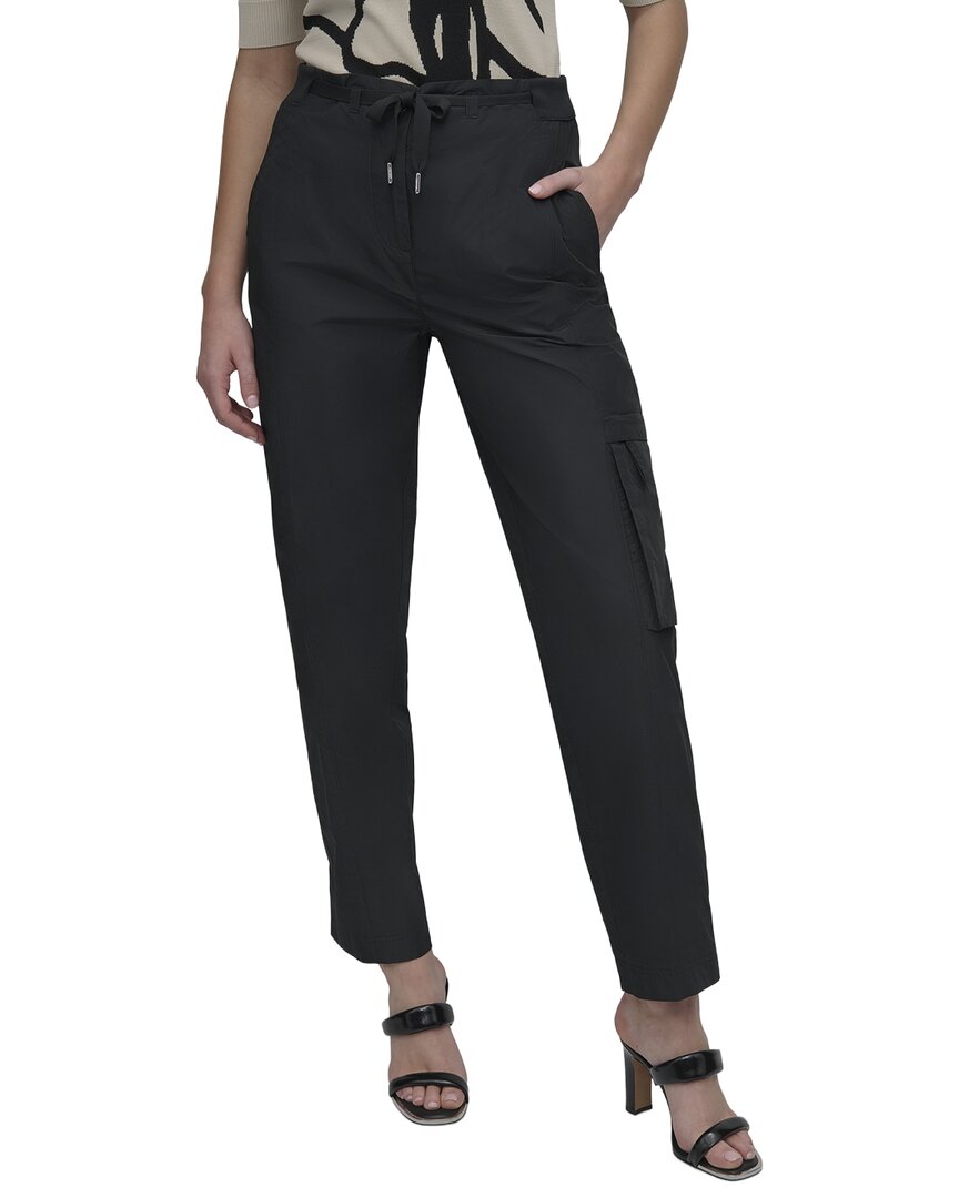 Dkny Pull On Side Stitch Pant In Black