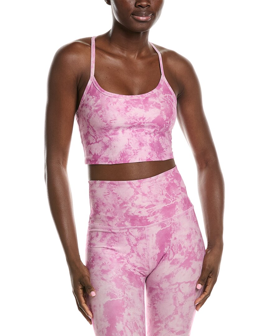 Beyond Yoga Softmark Slim Cropped Tank Top In Purple