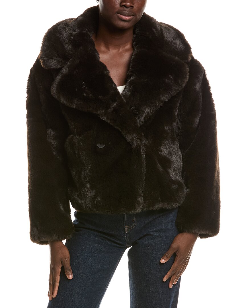 Noize Loretta Coat In Brown