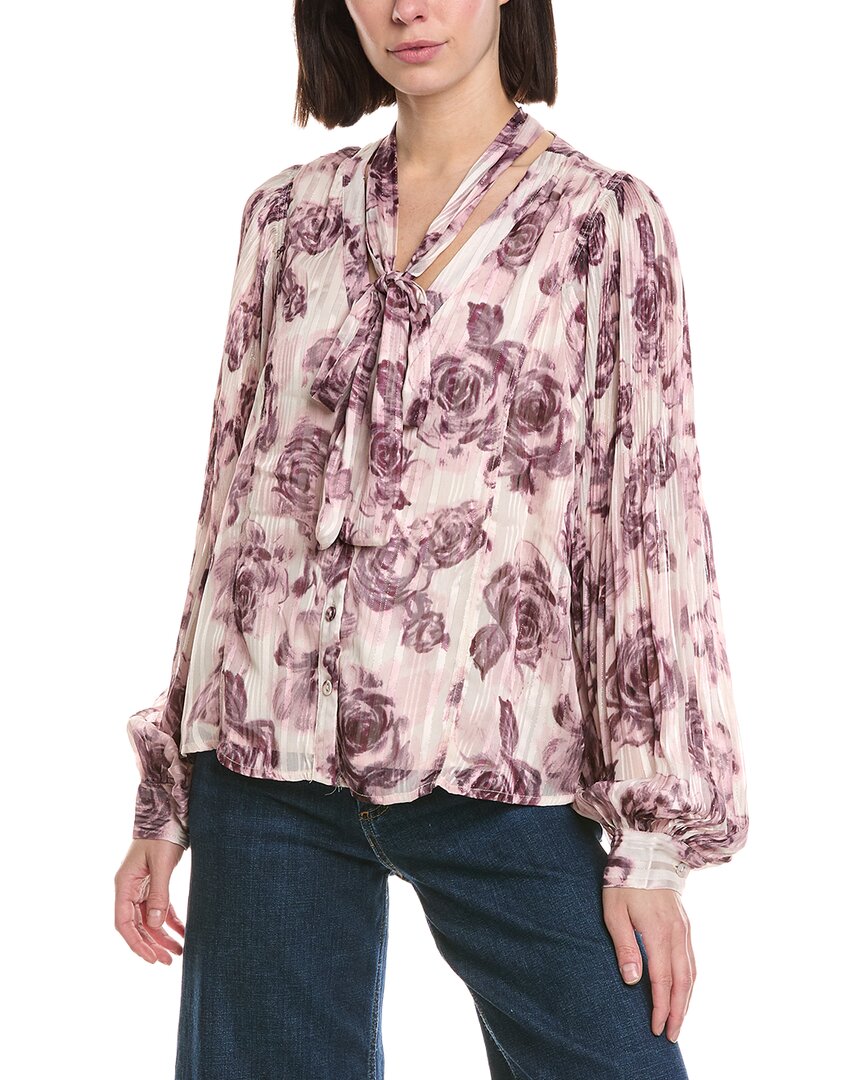 Jacquie The Label Emily Blouse In Pink