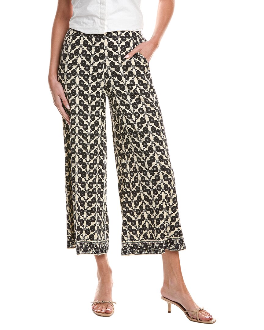 Max Studio Pull-on Crop Wide Leg Pant