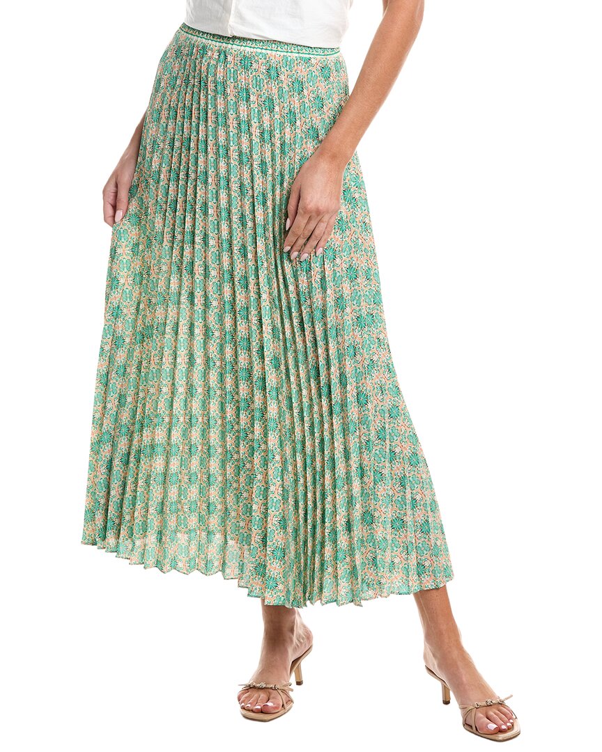 Max Studio Pleated Maxi Skirt