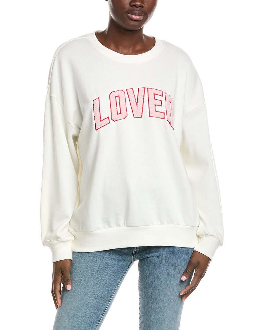 Z Supply Oversized Lover Sweatshirt In White