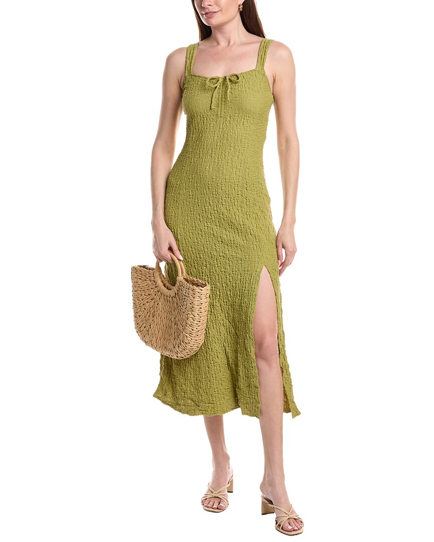 Saltwater Luxe Tank Midi Dress In Green