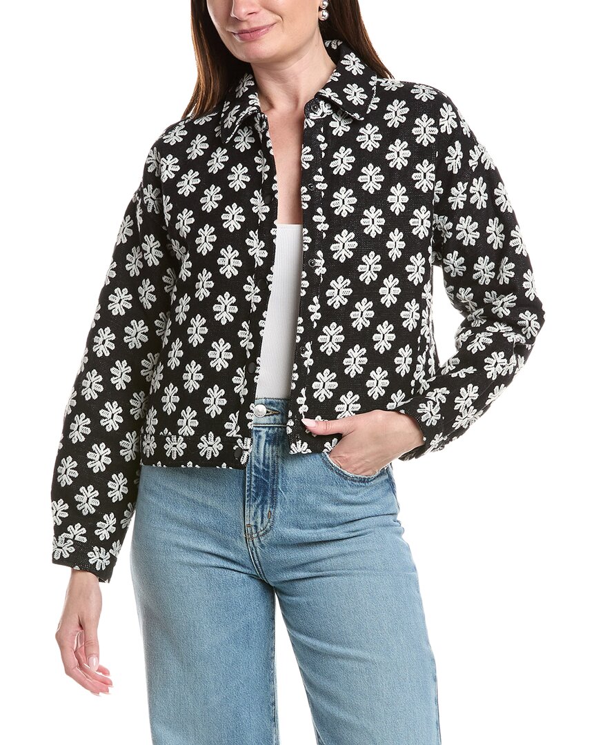 Saltwater Luxe Embroidered Jacket In Black