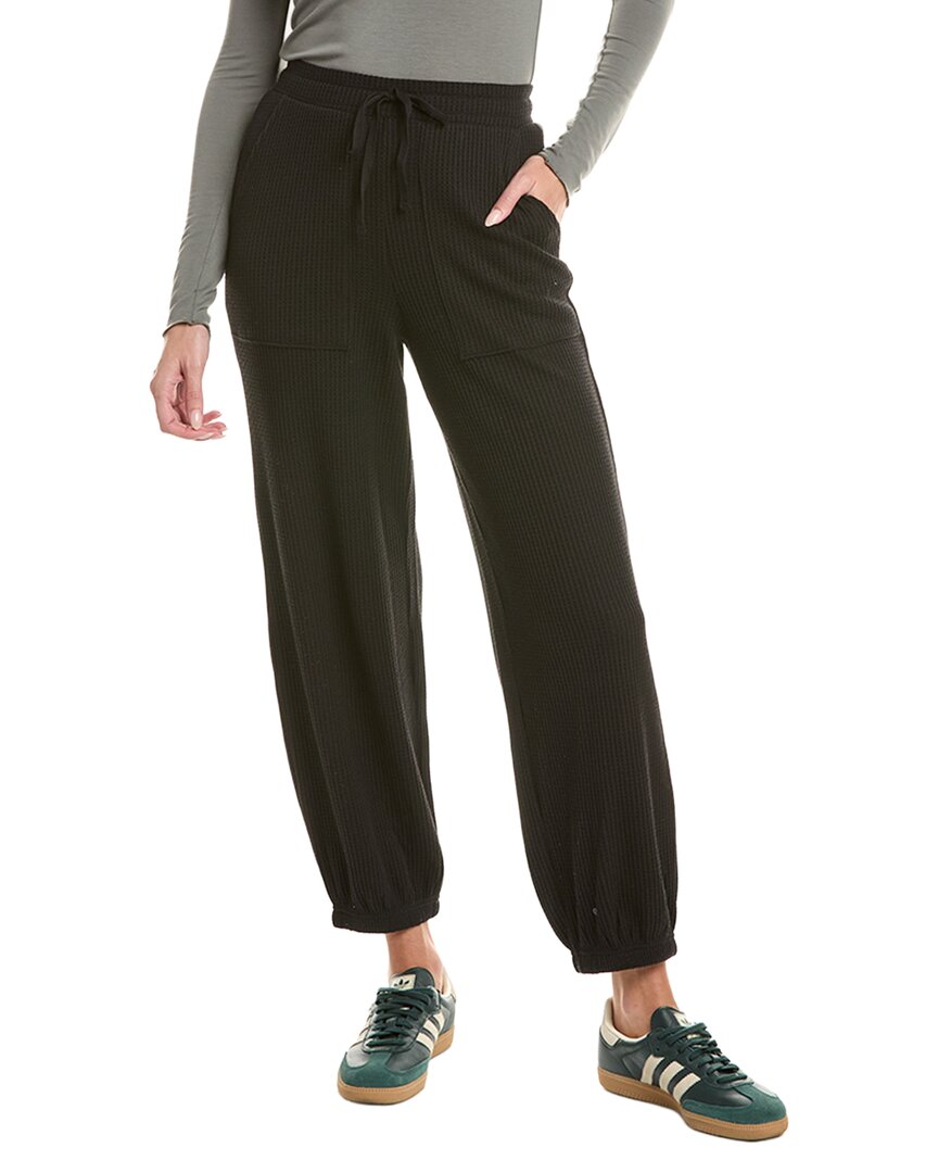 Chaser Waffle Thermal Billyy Jogger Pant In Black