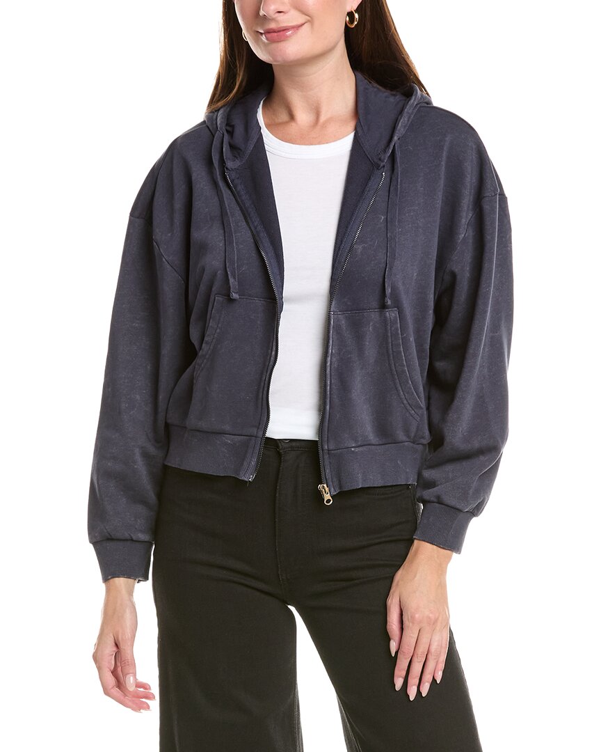 Chaser French Terry Abilene Zip-up Jacket In Blue