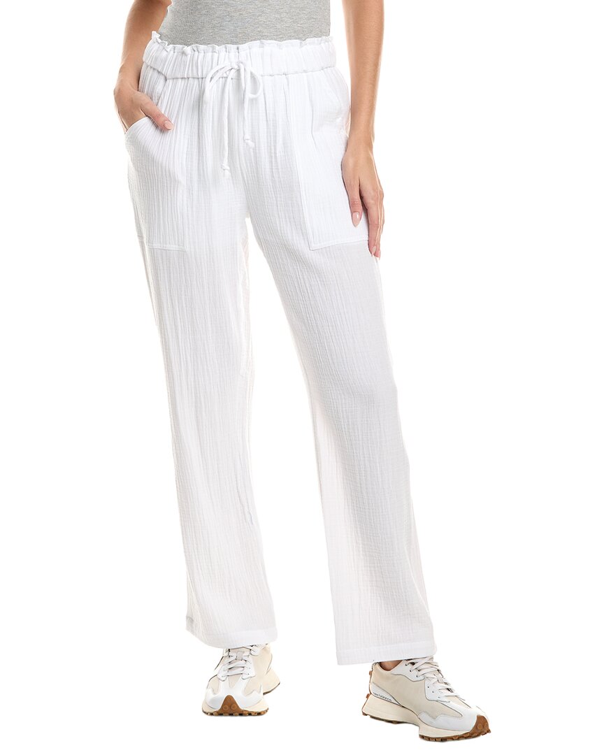 Chaser Bubble Gauze Bellow Jogger Pant In White